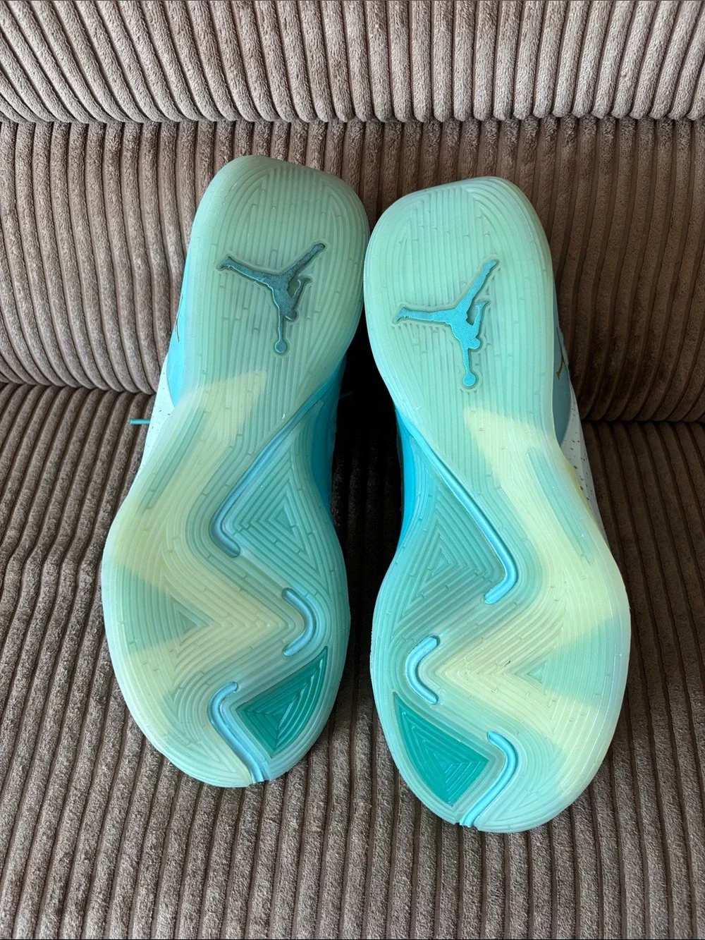 Jordan Teal Low-Top Sneaker